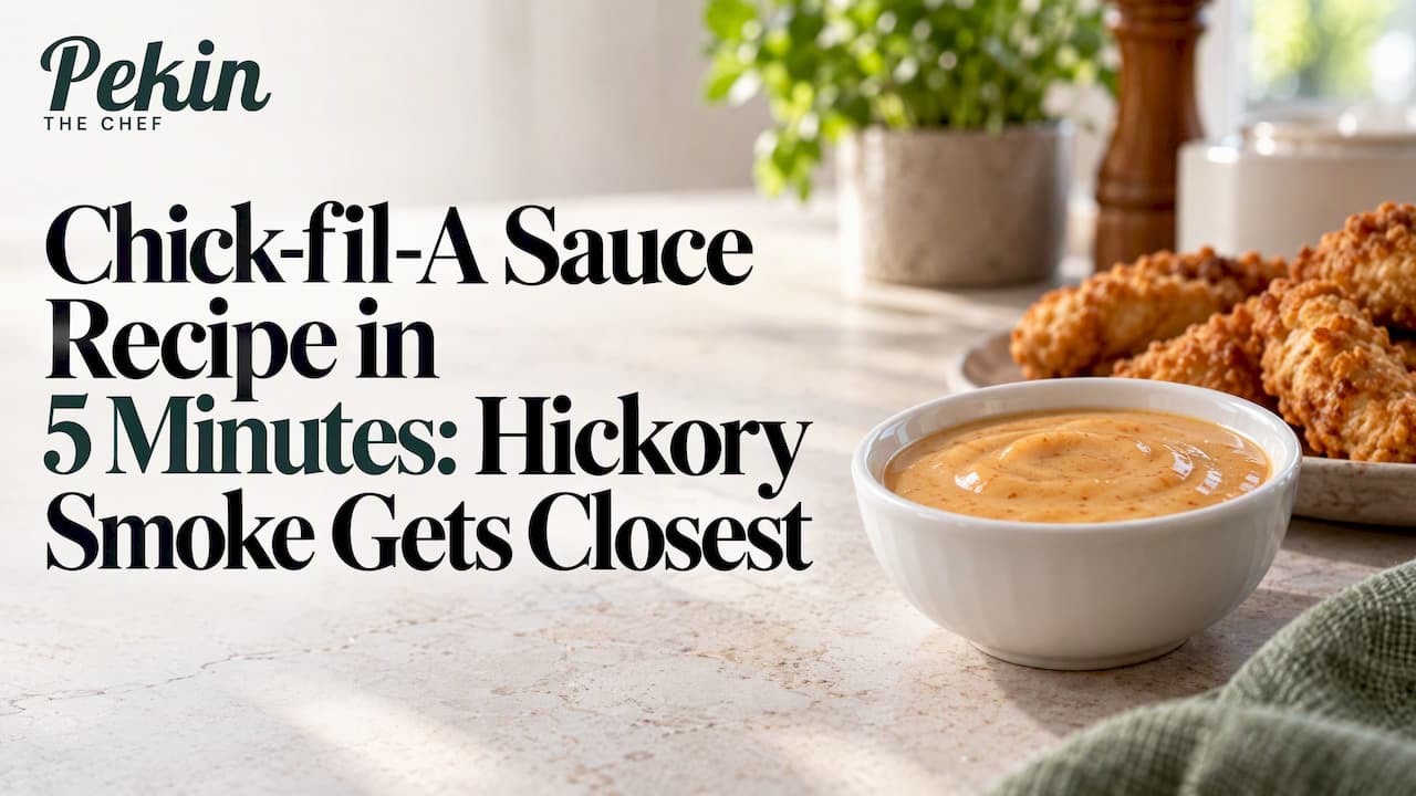 Chick-fil-A Sauce Recipe in 5 Minutes: Hickory Smoke Gets Closest