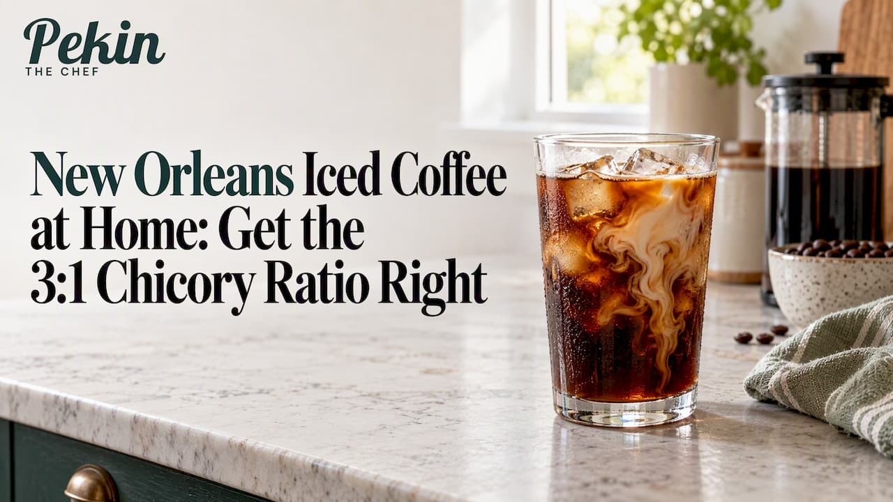 New Orleans Iced Coffee at Home: Get the 3:1 Chicory Ratio Right