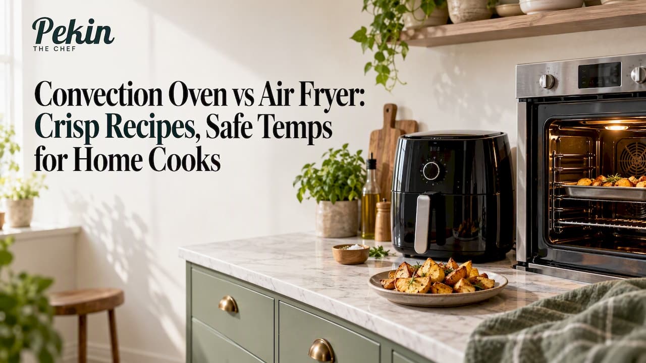 Convection Oven vs Air Fryer: Crisp Recipes, Safe Temps for Home Cooks