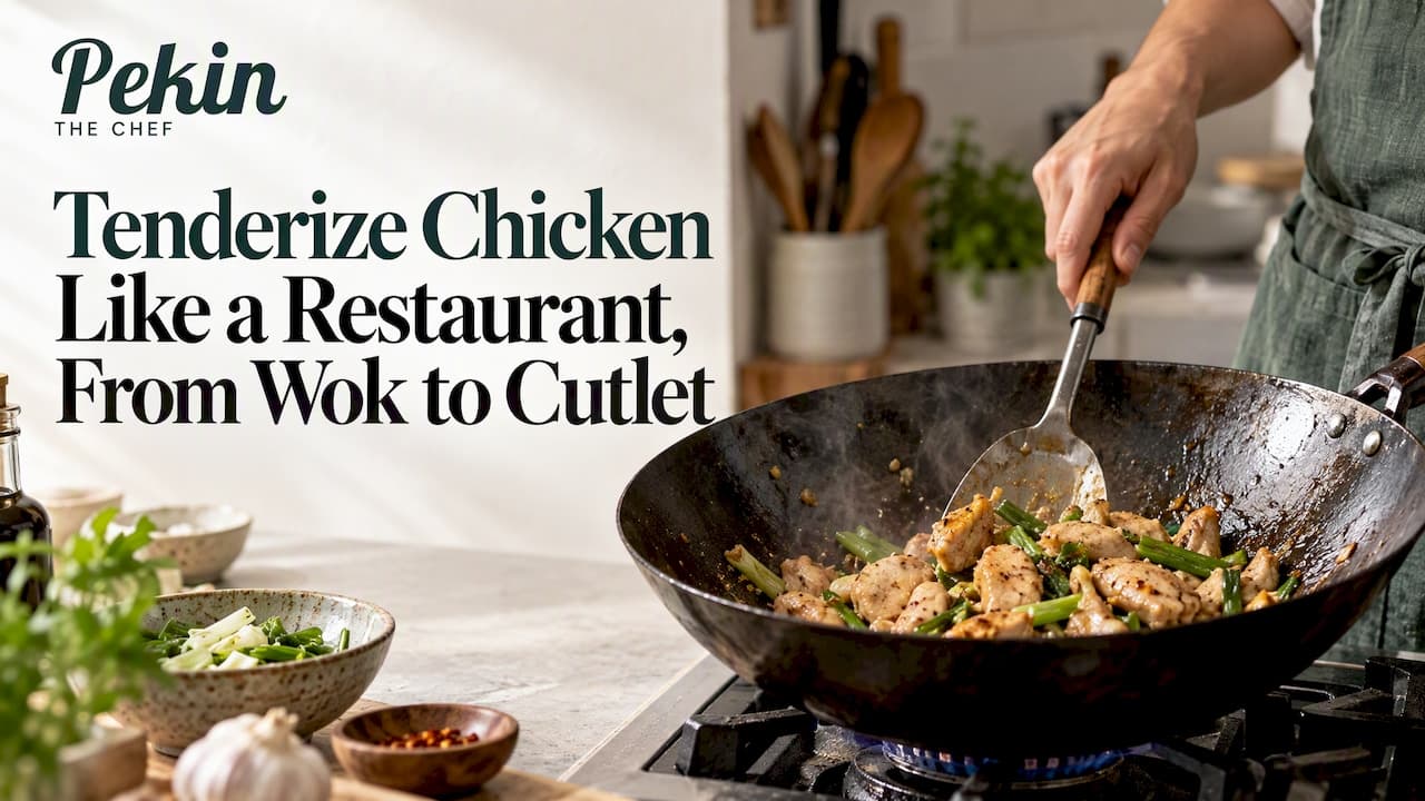 Tenderize Chicken Like a Restaurant, From Wok to Cutlet