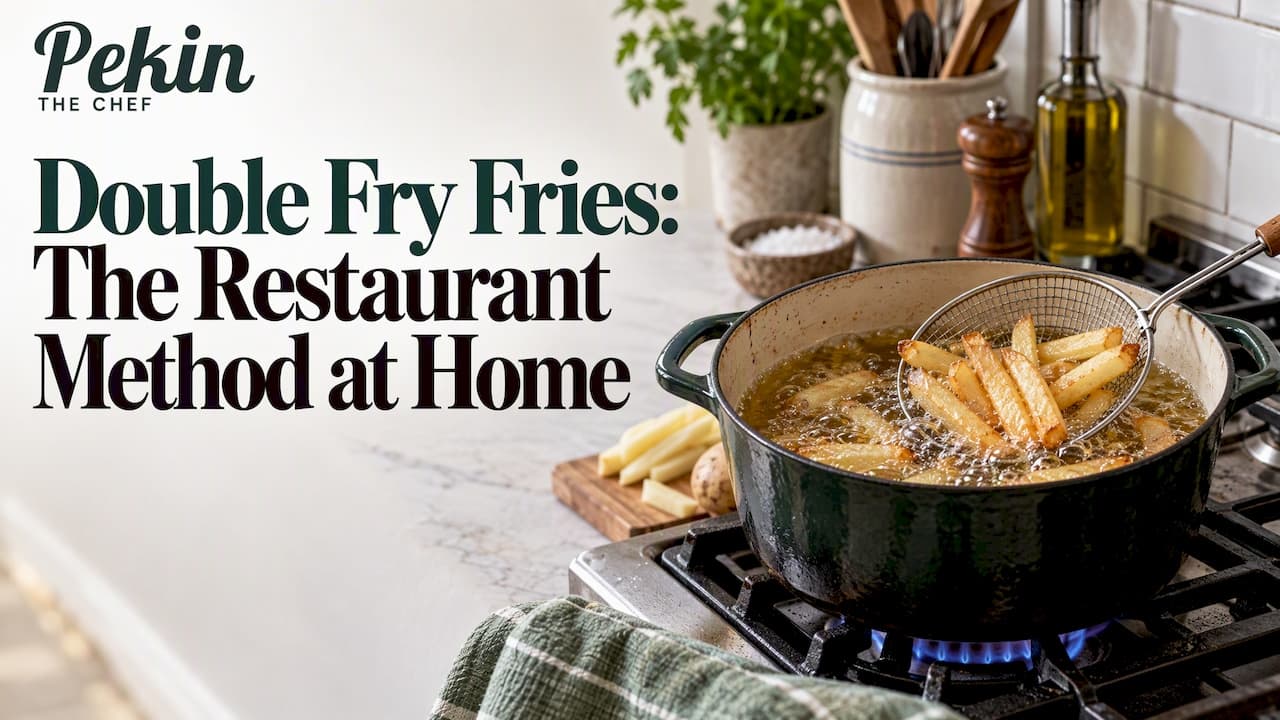 Double Fry Fries: The Restaurant Method at Home