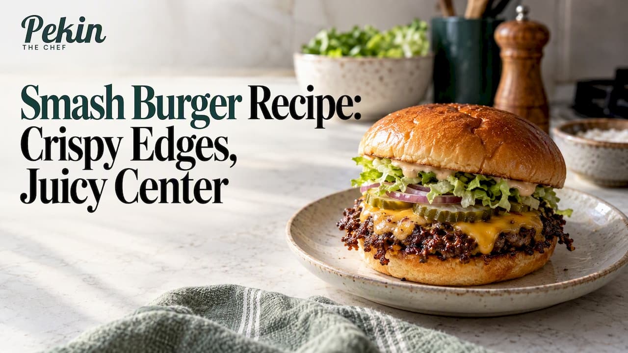 Smash Burger Recipe: Crispy Edges, Juicy Center