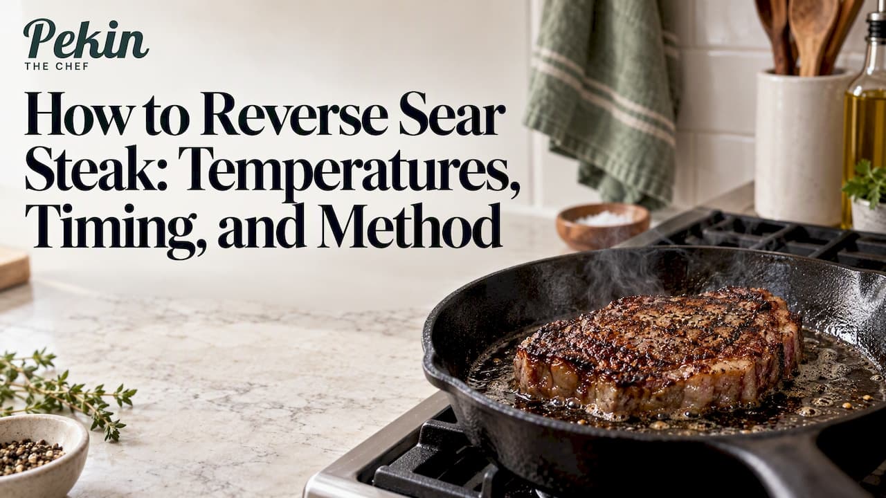 How to Reverse Sear Steak: Temperatures, Timing, Method
